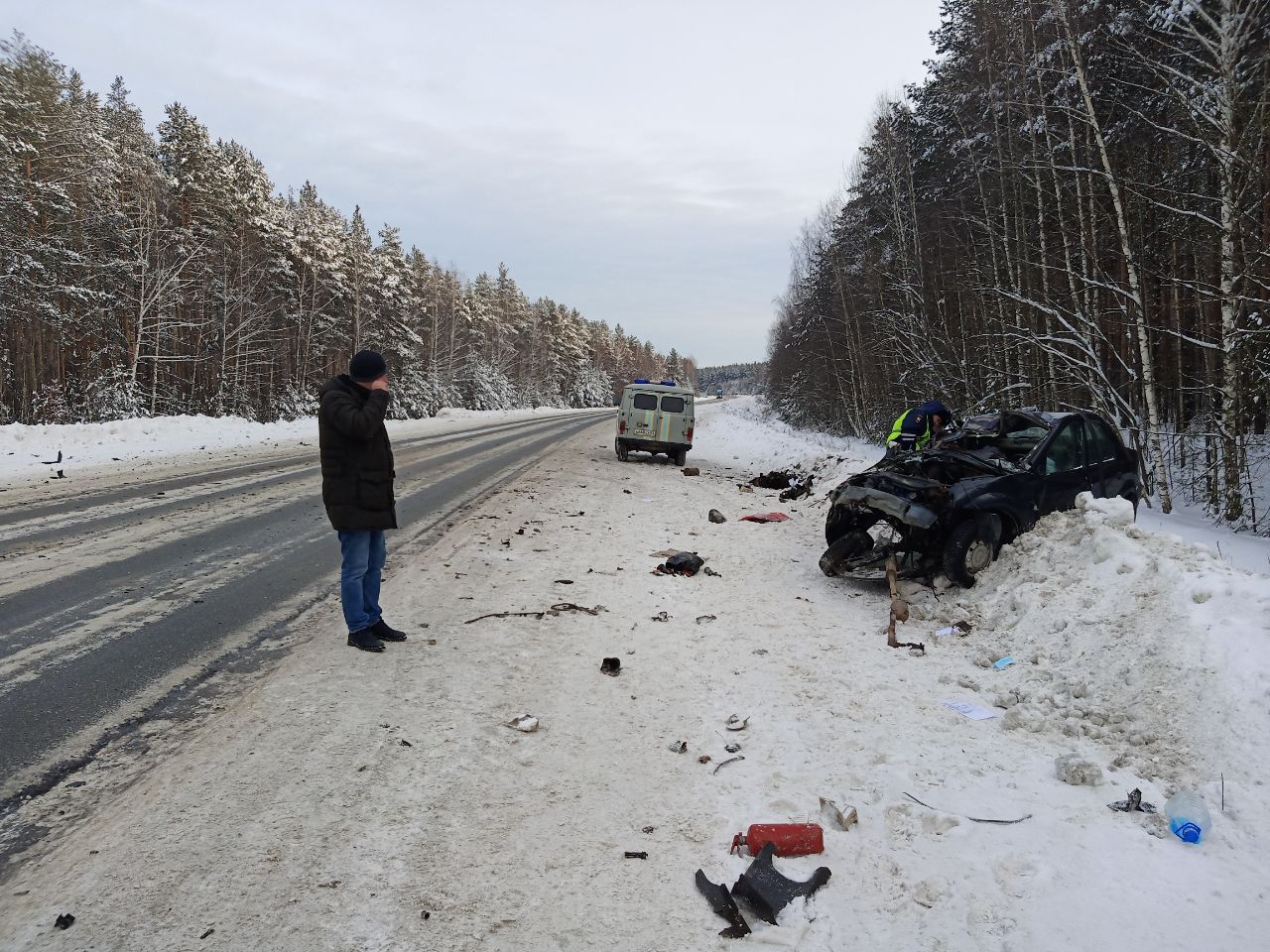 В Рязанском районе в результате аварии погиб 55-летний водитель Renault Logan В Рязанском районе в результате аварии погиб 55-летний водитель Renault Logan_2