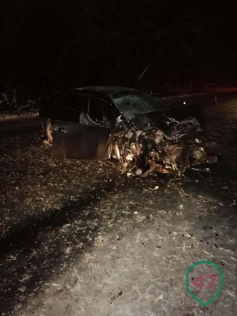 Три человека пострадали в ДТП под Киришами Три человека пострадали в ДТП под Киришами (1)