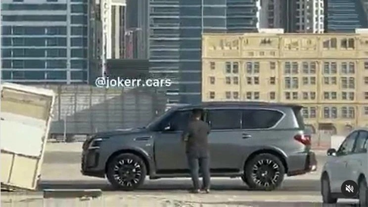 Появились первые снимки «заряженного» Nissan Patrol патрол 2